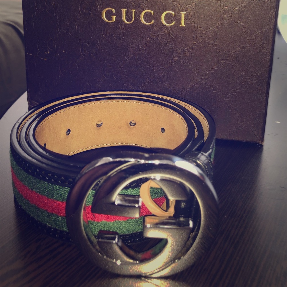Authentic Mens Classic Gucci Belt 90cm/36in